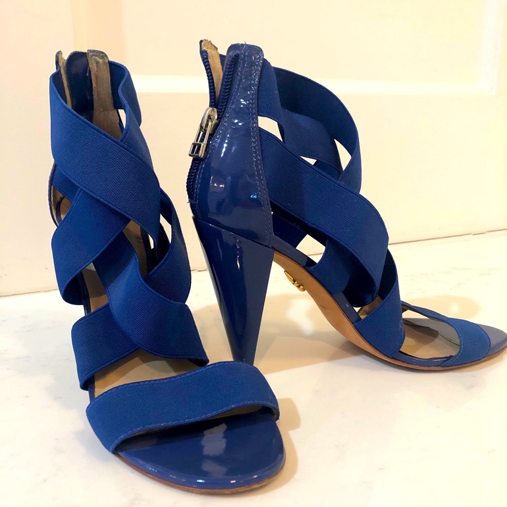 Strappy Blue heels